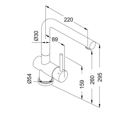 Μπαταρία νεροχύτη Apell Inox